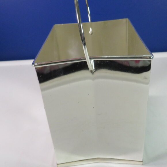 Heavy Metal Snowflake Luminary Votive w Mirror Finish Thick Metal - Picture 3 of 16